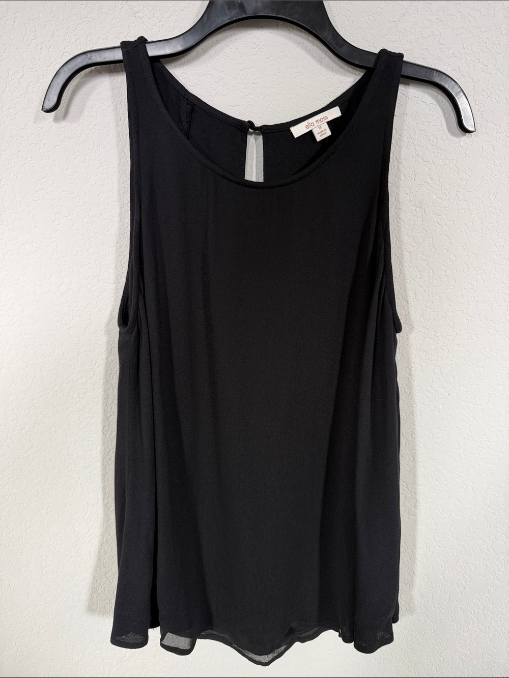 Ella Moss Black Sleeveless Tank
